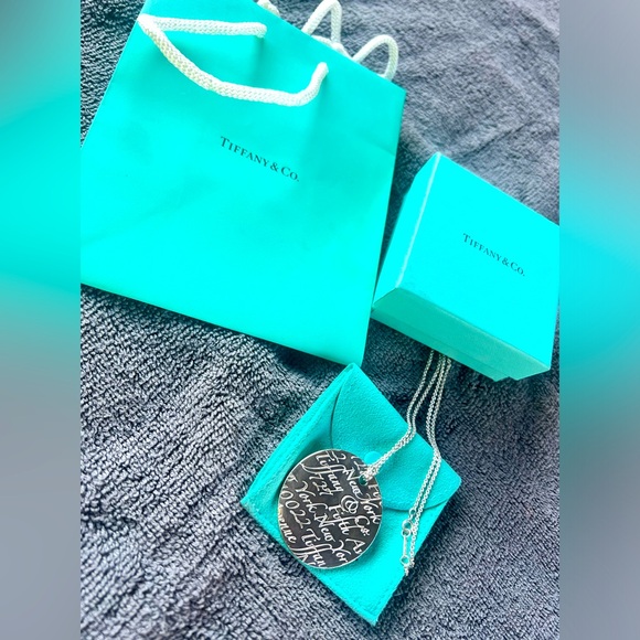 RARE 18” GIFTABLE Tiffany & Co Sterling Silver .925 Necklace, Pouch, Bag. - Picture 4 of 12